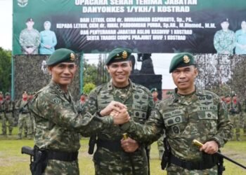 Pangdivif 1 Kostrad Pimpin Sertijab Danyonkes 1 dan Tradisi Korps Prajurit Divif 1 Kostrad