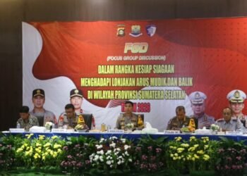 Forum Group Discussion Kesiapsiagaan Arus Mudik dan Balik 2026, Polda Sumsel Perkuat Sinergi Lintas Instansi