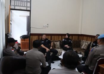 Polres Sarmi Terima Kunjungan Tim Div TIK Mabes Polri Terkait Survei Pembangunan Tower Repeater