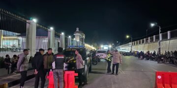 Polres Jayawijaya Amankan Ibadah KKR Peringatan 171 Tahun Pekabaran Injil di Tanah Papua