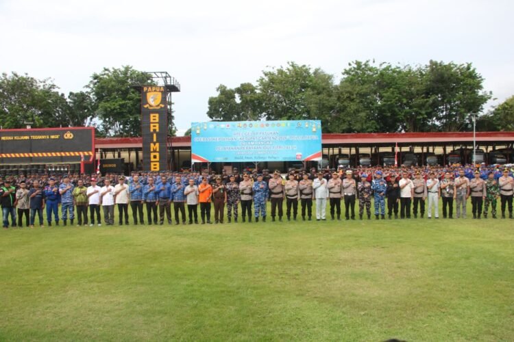 Polda Papua Gelar Apel Pasukan Operasi Ketupat Cartenz 2026, Siap Amankan Mudik dan Idul Fitri 1447 H