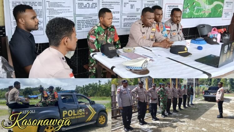 Pos Pengamanan dan Pos Pelayanan Terpadu Operasi Ketupat Cartenz 2026 Polres Mamberamo Raya