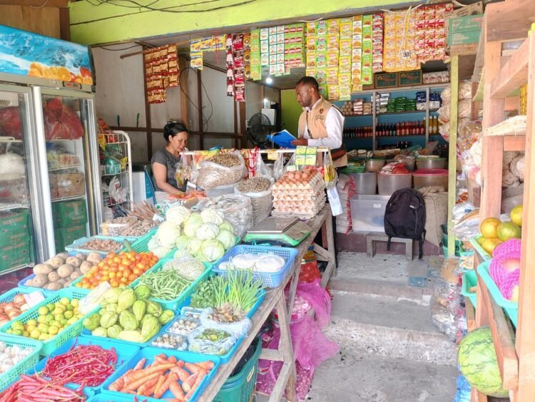 Satgas Pangan Polres Boven Digoel Lakukan Pemantauan Harga Beras di Retail dan Pasar Tradisional