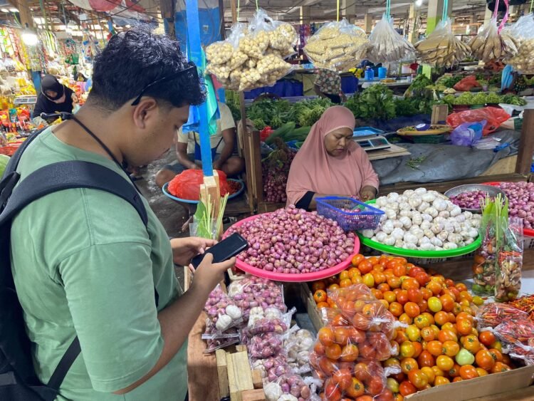 Satgas Pangan Polresta Jayapura Kota Pantau Harga Bawang dan Cabai di Pasar Hamadi