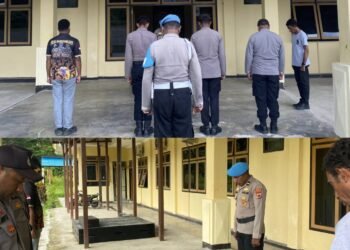 Apel Piket Penjagaan Polres Mamberamo Raya, Tingkatkan Kesiapsiagaan Personel