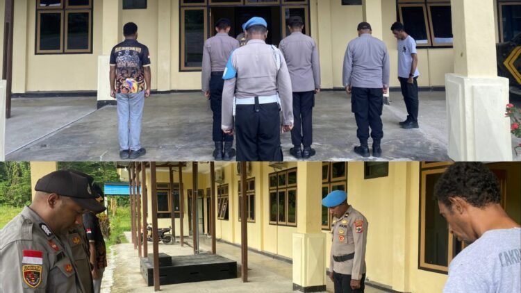 Apel Piket Penjagaan Polres Mamberamo Raya, Tingkatkan Kesiapsiagaan Personel