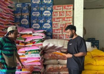 Polres Jayawijaya Pantau Harga Beras di Retail Modern dan Pasar Pootikelek