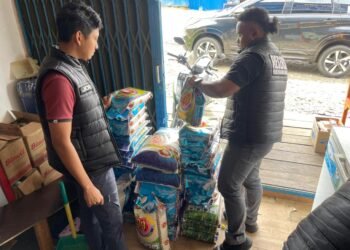 Polres Jayawijaya Pantau Harga Beras di Retail Modern dan Pasar Pootikelek