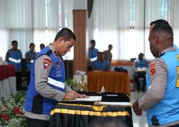 Wakapolda Papua Tegaskan Rekrutmen Polri Bersih dan Transparan dalam Penandatanganan Pakta Integritas T.A. 2026