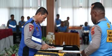 Wakapolda Papua Tegaskan Rekrutmen Polri Bersih dan Transparan dalam Penandatanganan Pakta Integritas T.A. 2026