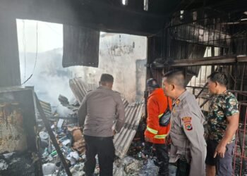 Kebakaran Hanguskan Belasan Ruko di Jalan Irian–Trikora Wamena, Polisi Bergerak Cepat Lakukan Penanganan