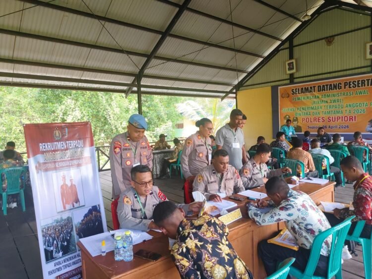 Polres Supiori Gelar Rikmin Awal Penerimaan Polri 2026, Junjung Transparansi dan Akuntabilitas