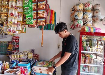 Sat Reskrim Polres Yalimo Cek Harga Bahan Pokok di Pasar Sentral Elelim