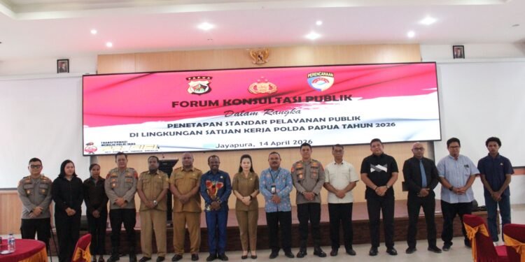 Polda Papua Gelar Forum Konsultasi Publik 2026, Perkuat Kualitas Pelayanan Dan Kepercayaan Masyarakat