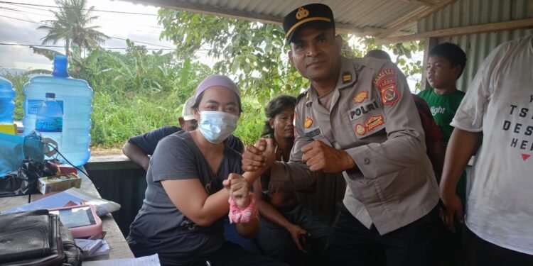 Kanit Binmas Polsek Muara Tami Imbau Sopir Truk Utamakan Keselamatan Berkendara