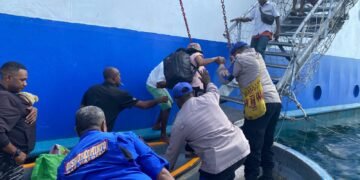 Polres Tolikara Gelar Patroli Minggu Pagi, Jaga Keamanan dan Kenyamanan Warga Beribadah