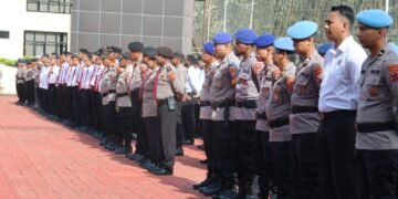 Polres Tolikara Gelar Patroli Minggu Pagi, Jaga Keamanan dan Kenyamanan Warga Beribadah