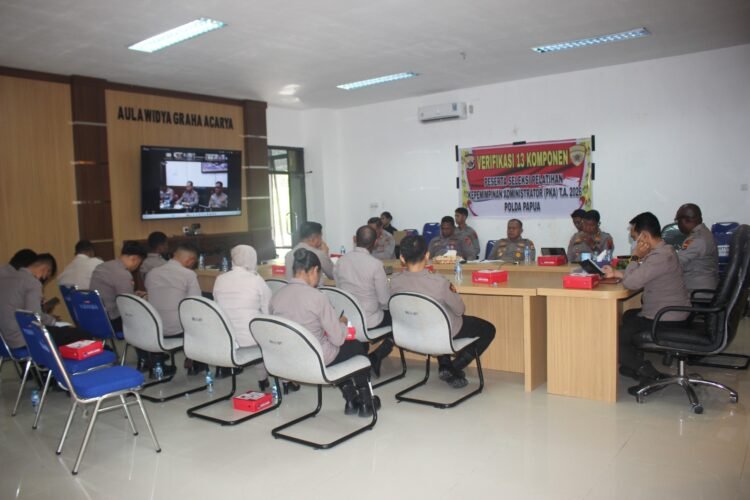 Polda Papua Ikuti Rapat Virtual Program Pusat Studi Kepolisian, Dorong Penguatan Sinergi dan Solusi Kamtibmas 