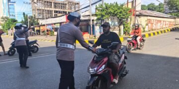 Tanamkan Kedisiplinan Dalam Berkendara, Sat Lantas Polresta Laksanakan Giat Hunting