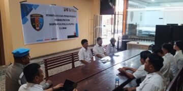 Propam Polda Papua Laksanakan Pemeriksaan Senjata Api dan Sosialisasi Pembinaan PNPP di Lingkungan Polda Papua