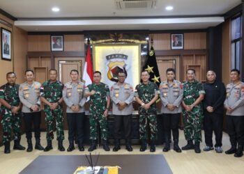 Audiensi Kapolda Papua Bersama Pangdam XVII/Cenderawasih Perkuat Sinergitas TNI–Polri