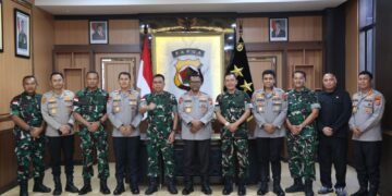 Audiensi Kapolda Papua Bersama Pangdam XVII/Cenderawasih Perkuat Sinergitas TNI–Polri
