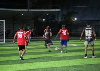 Mini Soccer Bersama, Polda Papua dan Wartawan Pererat Sinergitas dan Silaturahmi