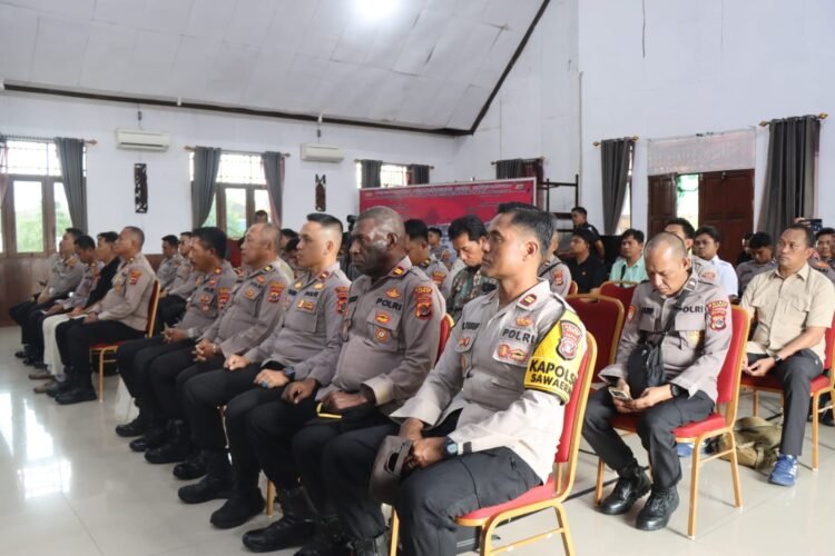 Optimalkan Tata Kelola Organisasi, Itwasda Polda Papua Laksanakan Audit Kinerja di Polres Asmat