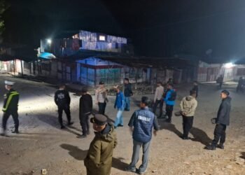 Patroli Malam Polres Tolikara Hadirkan Rasa Aman, Kota Karubaga Tetap Kondusif