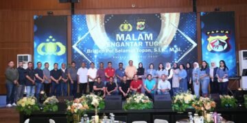 Malam Penuh Kebersamaan, Polda Papua Antar Tugas Karo Ops dengan Penuh Kesan