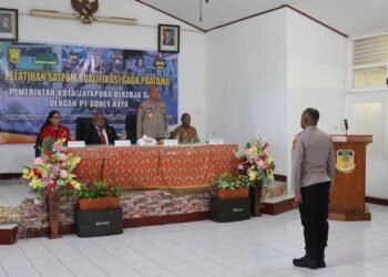 Bersama Polda Papua, Pelatihan Gada Pratama Lahirkan 88 Satpam Berintegritas
