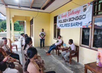 Pererat Soliditas dan Kekeluargaan, Polsek Bonggo Gelar Family Gathering Bersama Bhayangkari