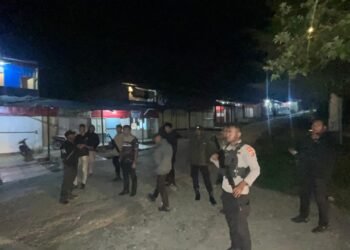 Patroli Malam Humanis, Polres Tolikara Perkuat Harkamtibmas di Kota Karubaga 