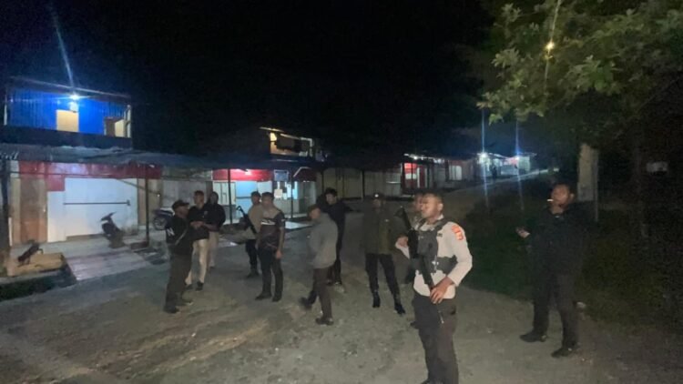 Patroli Malam Humanis, Polres Tolikara Perkuat Harkamtibmas di Kota Karubaga 