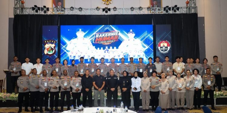 Rakernis Bid Humas Polda Papua T.A. 2026 Perkuat Strategi Komunikasi Publik dan Manajemen Media di Era Digital