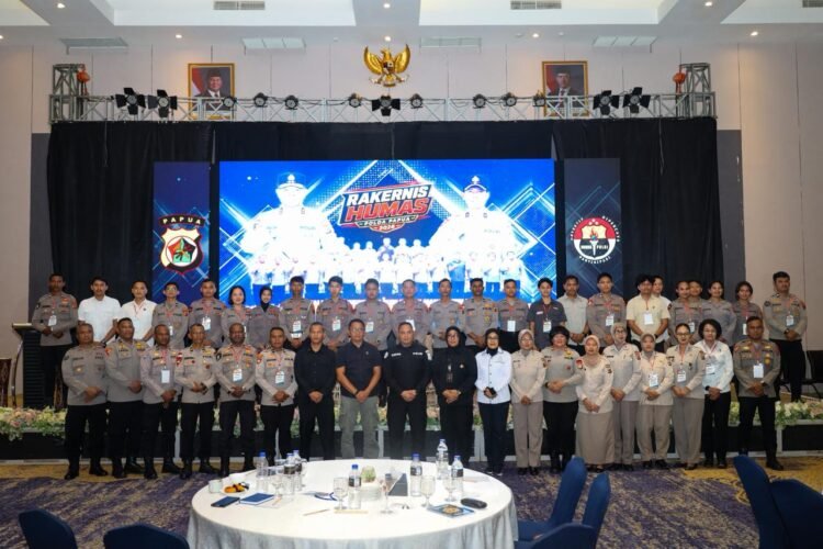 Rakernis Bid Humas Polda Papua T.A. 2026 Perkuat Strategi Komunikasi Publik dan Manajemen Media di Era Digital