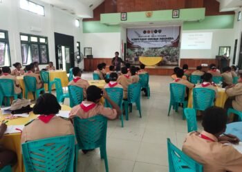 Polres Boven Digoel Edukasi Peserta Perjusami KKRI tentang Bahaya dan Pencegahan Narkoba