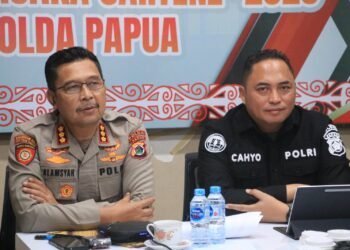 Polda Papua Gelar Anev Operasi Rasaka Cartenz 2026 Minggu ke-10, Fokus Perkuat Outcome dan Stabilitas Kamtibmas