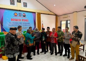 Perkuat Toleransi di Era Globalisasi, Kasat Binmas Polres Merauke Hadiri Diskusi Kerukunan Umat Beragama