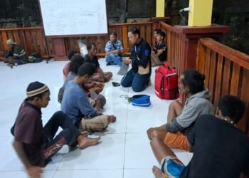 Wujud Kepedulian Polri, Penambang dari Kawe Diberikan Pendampingan dan Pelayanan di Boven Digoel