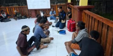 Wujud Kepedulian Polri, Penambang dari Kawe Diberikan Pendampingan dan Pelayanan di Boven Digoel