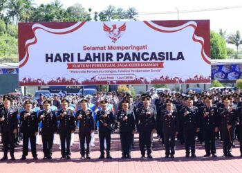 Kapolda Papua Pimpin Upacara Hari Lahir Pancasila 2026, Tegaskan Pancasila sebagai Pemersatu Bangsa dan Fondasi Perdamaian Dunia 