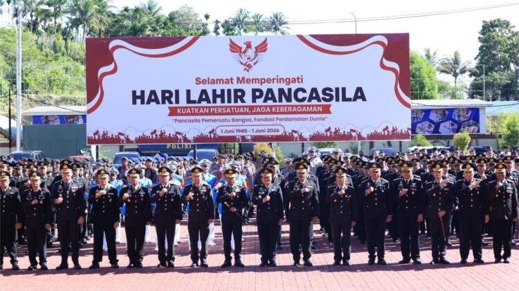 Kapolda Papua Pimpin Upacara Hari Lahir Pancasila 2026, Tegaskan Pancasila sebagai Pemersatu Bangsa dan Fondasi Perdamaian Dunia 
