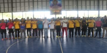 Polres Boven Digoel Berikan Pelayanan dan Pendampingan kepada Warga Pengungsi Distrik Manggelum