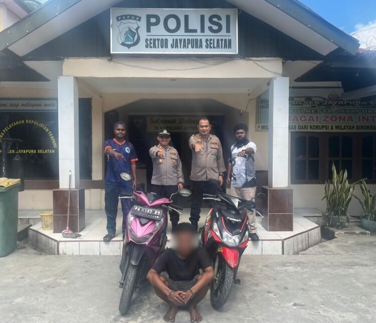 Tim Gabungan Polresta Jayapura Kota Berhasil Ungkap Kasus Curanmor di Entrop
