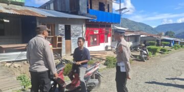 Momentum 1 Muharram 1448 H, Regu Siaga II Polres Tolikara Intensifkan Patroli Jaga Kamtibmas 
