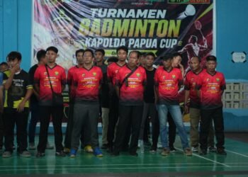 Meriahkan Hari Bhayangkara ke-80, Polda Papua Hadirkan Turnamen Badminton Terbuka Kapolda Cup 2026