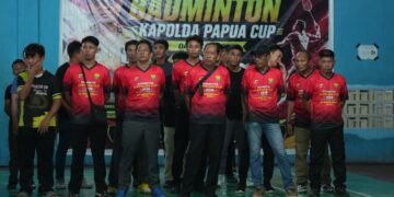 Meriahkan Hari Bhayangkara ke-80, Polda Papua Hadirkan Turnamen Badminton Terbuka Kapolda Cup 2026