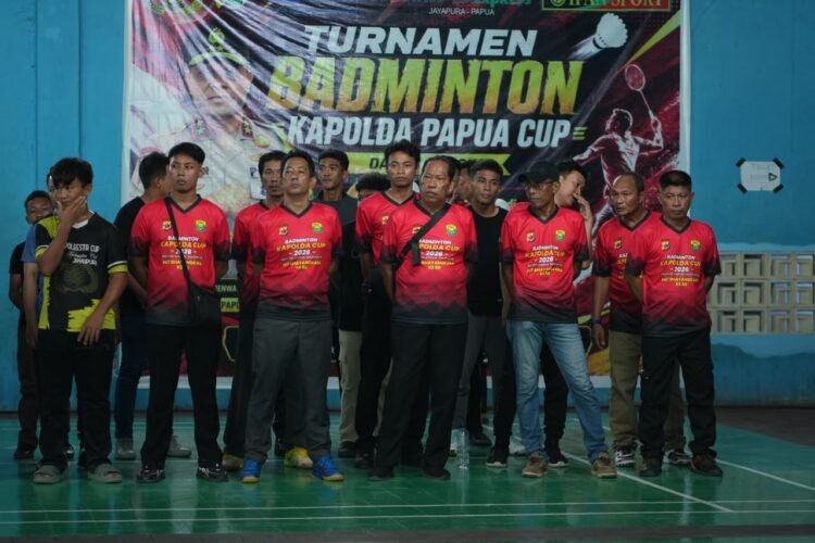 Meriahkan Hari Bhayangkara ke-80, Polda Papua Hadirkan Turnamen Badminton Terbuka Kapolda Cup 2026