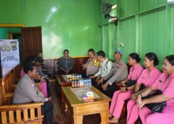Jelang HUT Bhayangkara ke-80, Polres Asmat Pererat Silaturahmi dengan Purnawirawan dan Warakawuri